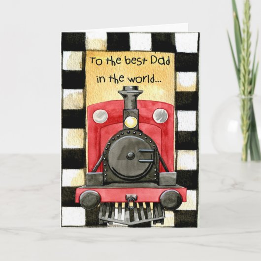 世界最高ののパパへ カード (正面)