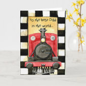 世界最高ののパパへ カード (黄色い花)