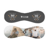 世界最高ののパパ2写真モノグラムの父の日 野球ボール (パネル)