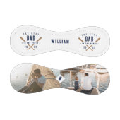 世界最高ののパパ2写真モノグラムの父の日 野球ボール (パネル)