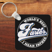 世界最高ののファーターは父のことわざ キーホルダー (正面)