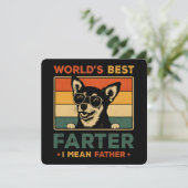 世界最高ののファーターは父のパパドッグおもしろいを意味 招待状 (スタンド正面)