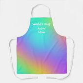 世界最高ののマアートマカラフルエプロン エプロン (正面)