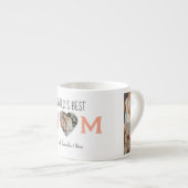 世界最高ののママ写真とカスタム文字 | エスプレッソカップ (正面右)