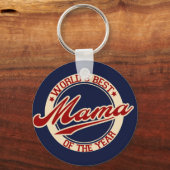 世界最高ののママ キーホルダー (正面)