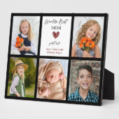 世界最高ののミミおばあちゃんギフト写真黒 フォトプラーク (側面)