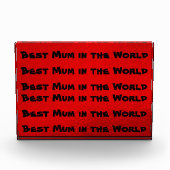 世界最高ののムーム・イン・ザ・ワールド・レッド&ブラック | フォトブロック (正面)