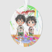 世界最高のの兄弟 オーナメント (正面)