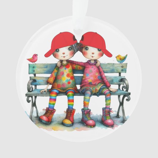 世界最高のの兄弟 オーナメント (正面)