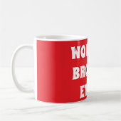 世界最高のの兄弟 コーヒーマグカップ (左)