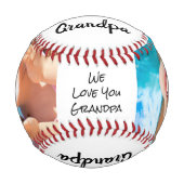 世界最高のの写真パーソナライズされたの色 野球ボール (正面)