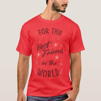 世界最高のの友人フローラの女の子のために Tシャツ