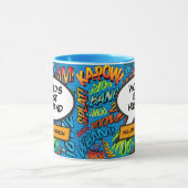 世界最高のの夫おもしろい名パーソナライズされた マグカップ (中央)