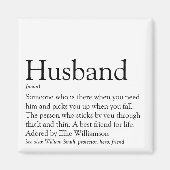 世界最高のの夫の定義 マグネット (正面)