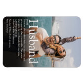 世界最高のの夫定義の写真 マグネット (横)