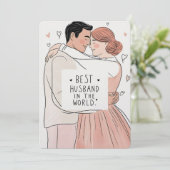 「世界最高のの夫」あいさつ文 シーズンカード (スタンド正面)