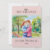 「世界最高のの夫」あいさつ文 シーズンカード (裏面)