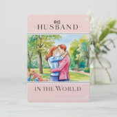 「世界最高のの夫」あいさつ文 シーズンカード (スタンド正面)