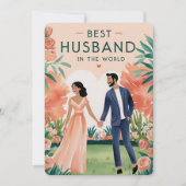 「世界最高のの夫」あいさつ文 シーズンカード (正面)