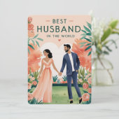 「世界最高のの夫」あいさつ文 シーズンカード (スタンド正面)