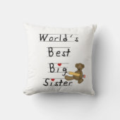 世界最高のの姉妹贈り クッション (正面)