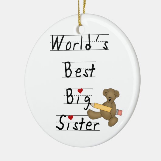 世界最高のの姉妹贈り セラミックオーナメント (左)