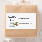 世界最高のの姉妹贈り ラベル (インサイチュ)