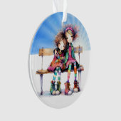 世界最高のの姉妹 オーナメント (正面)