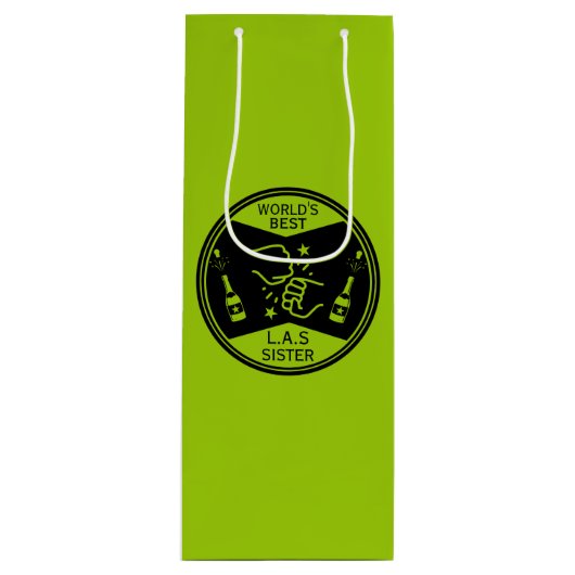 世界最高のの姉妹 ワインギフトバッグ (正面)