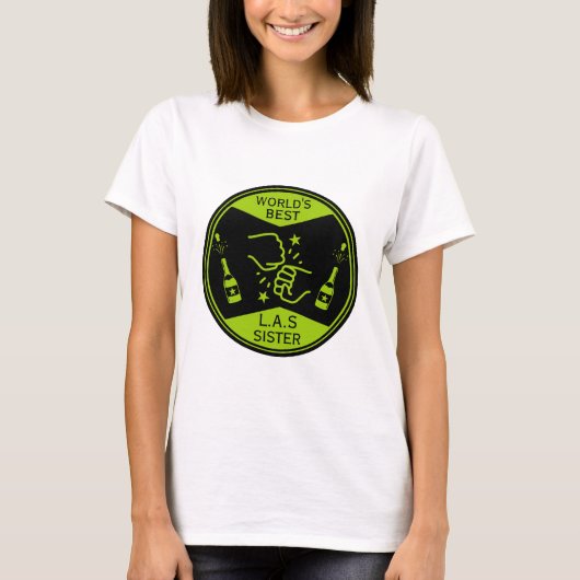 世界最高のの姉妹 Tシャツ (正面)