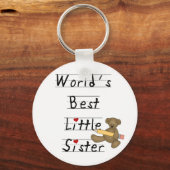 世界最高のの小姉Tシャツとギフト キーホルダー (正面)