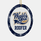世界最高のの屋上ギフト セラミックオーナメント (右)