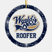 世界最高のの屋上ギフト セラミックオーナメント (正面)