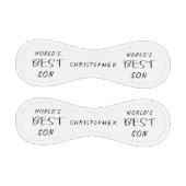 世界最高のの息子パーソナライズされた名 野球ボール (パネル)