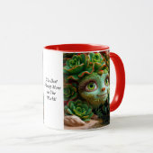 "世界最高のの植物性の母親" | コーヒーマグ マグカップ (正面右)