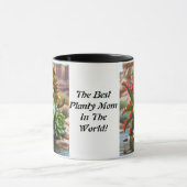 "世界最高のの植物性の母親" | コーヒーマグ マグカップ (中央)