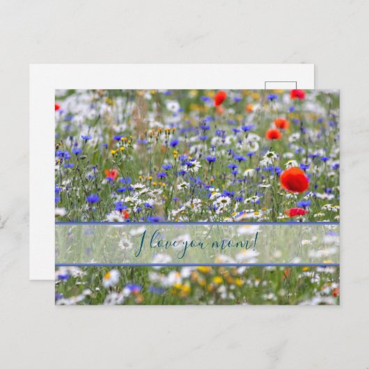 世界最高のの母さんのために!葉書 ポストカード (正面/裏面)