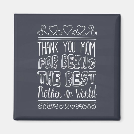 世界最高のの母のために |マグネット マグネット (正面)