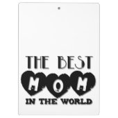 世界最高のの母の日のクリップボードの母 クリップボード (裏面)