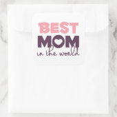 世界最高のの母の日のシールで母母 スクエアシール (バッグ)