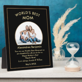 世界最高のの母の日の写真が個人設定  フォトプラーク