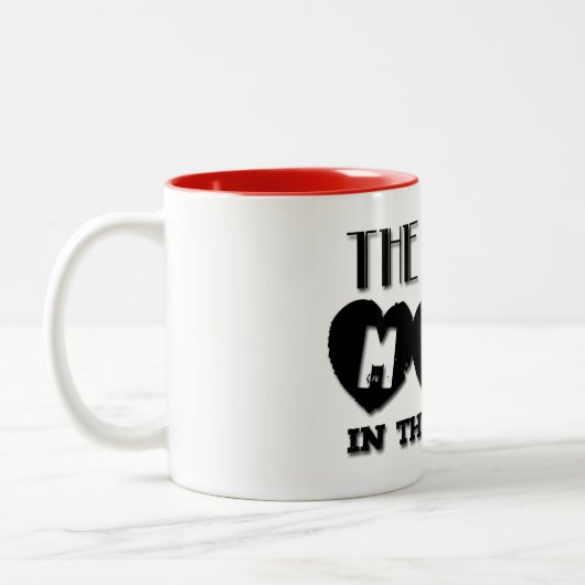 世界最高のの母の日の母の日2トーンのマグカップ ツートーンマグカップ (左)