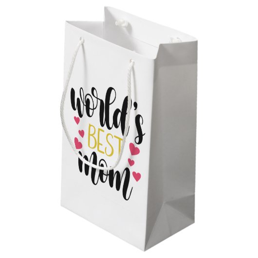 世界最高のの母の日|抱き枕 スモールペーパーバッグ (裏面アングル)