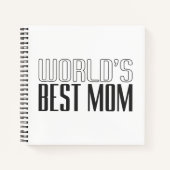 世界最高のの母母の日 |ノートブック ノートブック (正面)