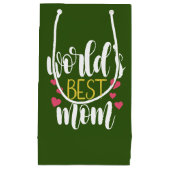 世界最高のの母母の日 |抱き枕 スモールペーパーバッグ (正面)