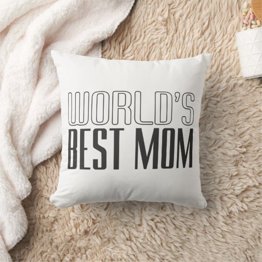 世界最高のの母母の日 |装飾用クッション クッション (ブランケット)