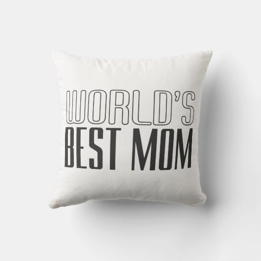 世界最高のの母母の日 |装飾用クッション クッション (裏面)
