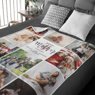 世界最高のの母親写真集ピンクハート シェルパブランケット