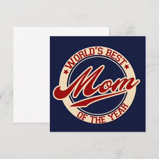 世界最高のの母親 (正面/裏面)