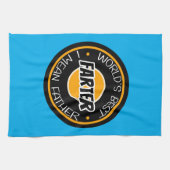 世界最高のの父を意味する キッチンタオル (横)